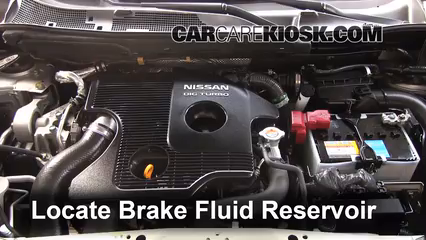 2012 Nissan Juke S 1.6L 4 Cyl. Turbo Brake Fluid Add Fluid